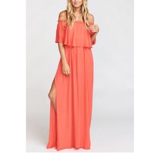 NWT SHOW ME YOUR MUMU Hacienda Maxi Dress Hibiscus Crisp XXL